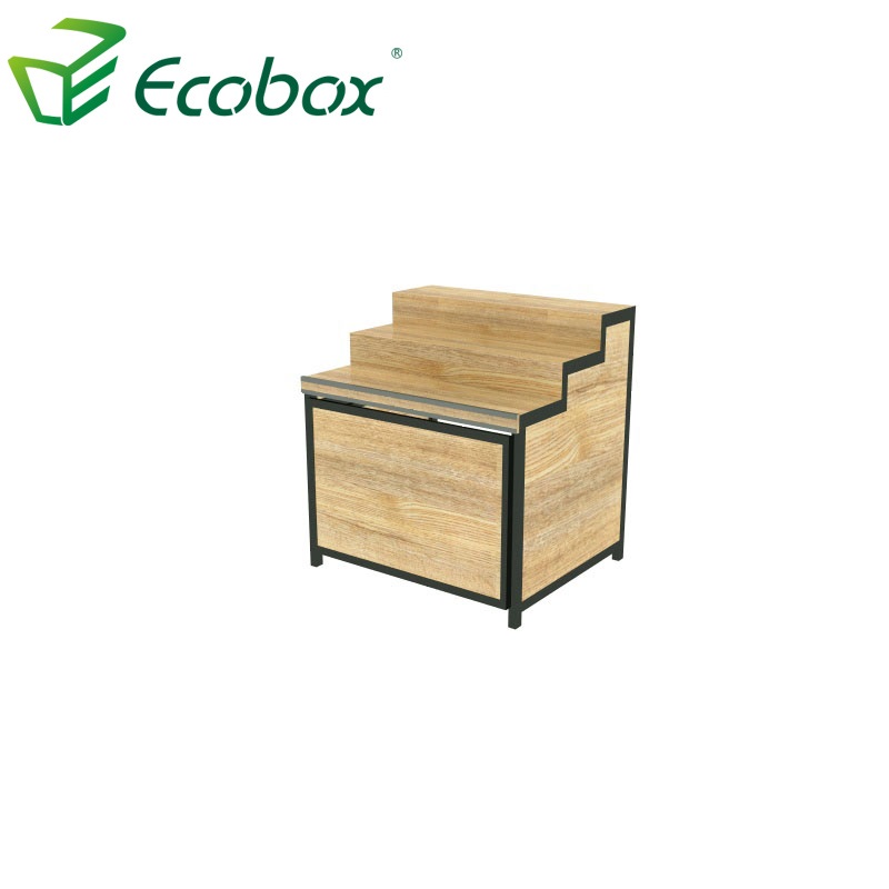 Ecobox GMG-001 رف طعام خشبي كبير الحجم في السوبر ماركت 