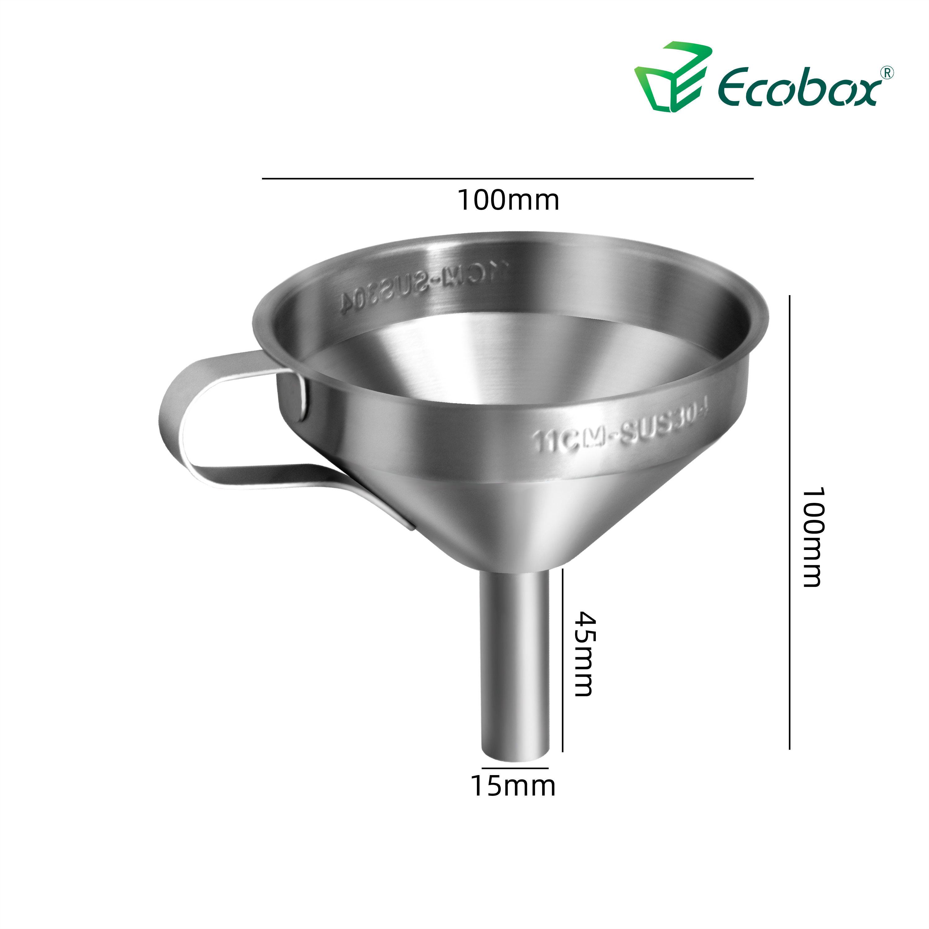 حاوية موزع أسطوانة زيت سائل من الفولاذ المقاوم للصدأ من Ecobox لمتاجر zerowaste